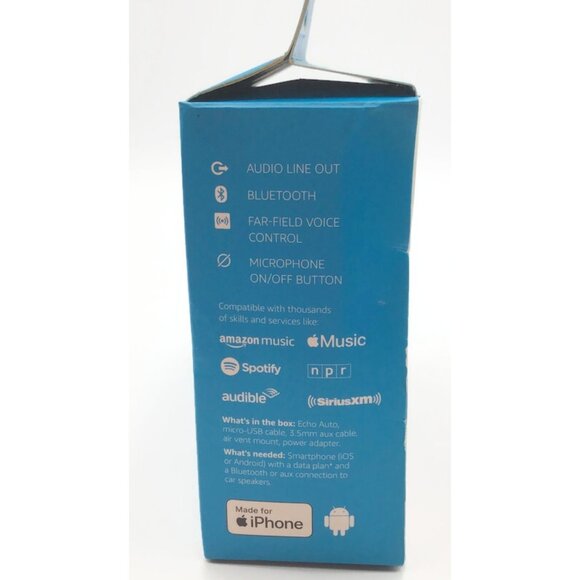 Amazon Echo Auto Speaker 1st Gen Hands-Free Alexa Car Accessory Apple or Android - Picture 6 of 7